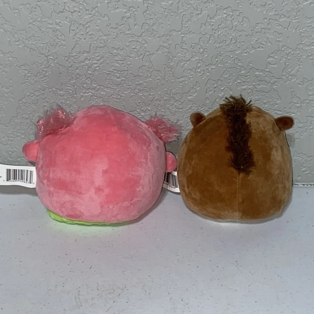 Squishmallows Plush Plushie Soft Lot of 2 Mini 5